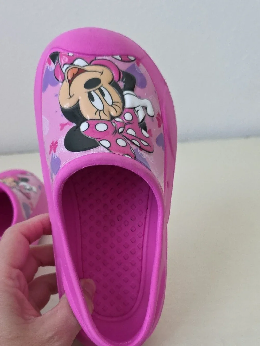 Disney Minnie Mouse Pink Kids Clog Sandals
